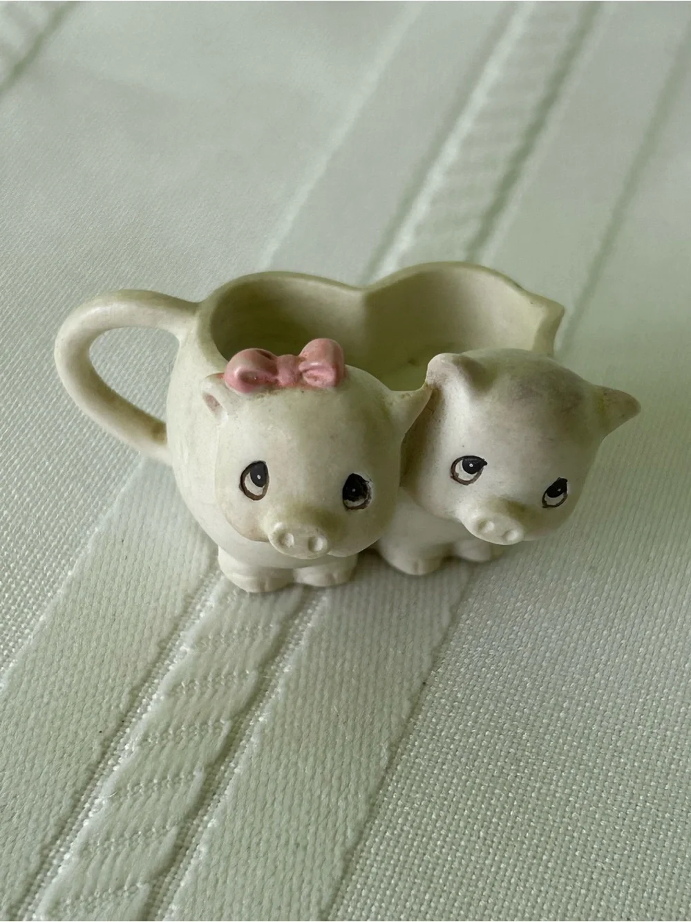Vintage Enesco Precious Moments Pastel Noah's Ark display Tea Set Teapot